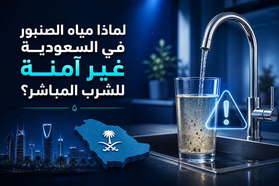 لماذا مياه الصنبور في السعودية غير آمنة للشرب المباشر؟